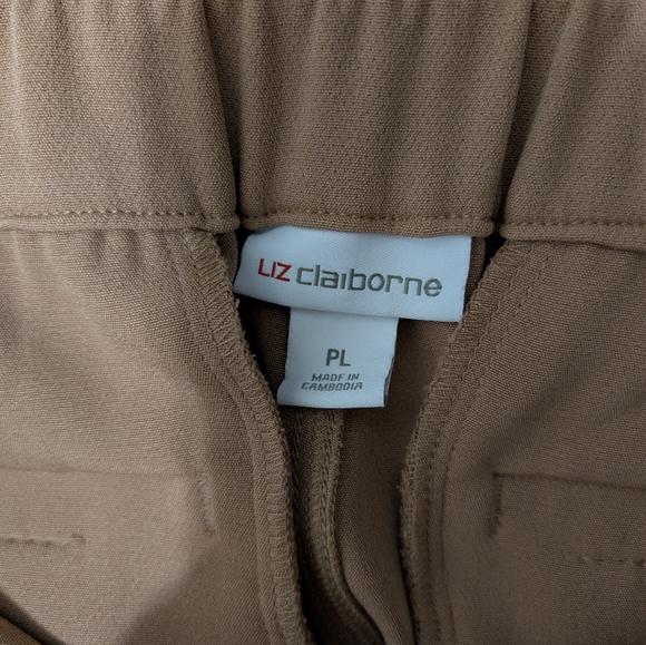 Liz Claiborne Brown Curvy Pants Size PL (PETITE LARGE) - Picture 5 of 11